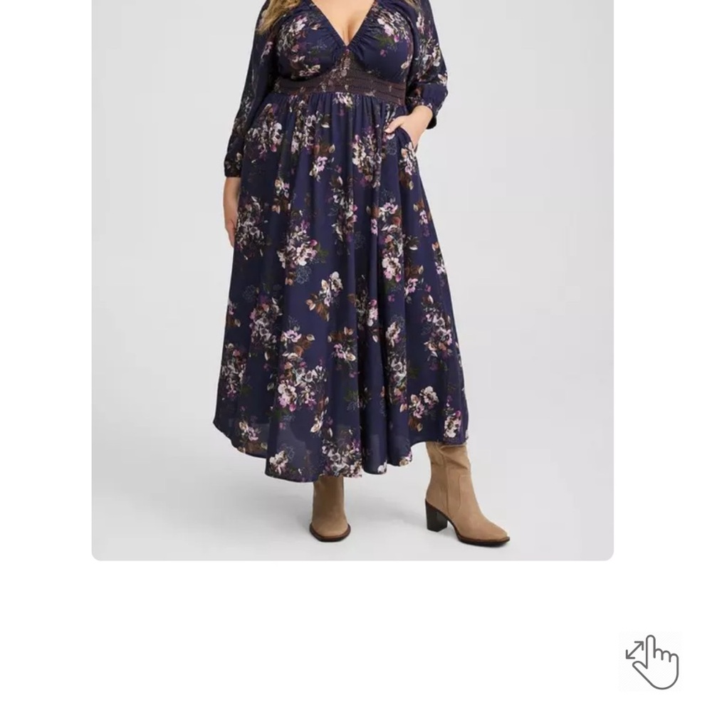Floral Navy Dress